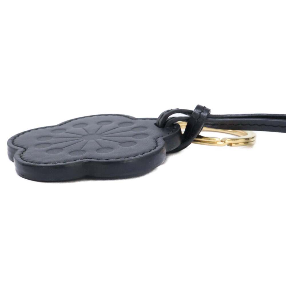 CELINE 49K013GVZ.38NO Plum Blossom Motif Charm, Calfskin, Black, Women's - Picture 3 of 8